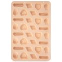 Forma do Ciastek Pralin Czekoladek Silikonowa Beżowa Foremka ORION 31x21 cm