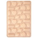 Forma do Ciastek Pralin Czekoladek Silikonowa Beżowa Foremka ORION 31x21 cm