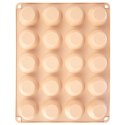 Forma do Muffinek Silikonowa Beżowa Małe Babeczki Foremka ORION 29x23,5x cm