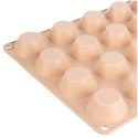 Forma do Muffinek Silikonowa Beżowa Małe Babeczki Foremka ORION 29x23,5x cm