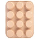 Forma do Muffinek Silikonowa Beżowa na Babeczki Foremka ORION 32,5x25x3 cm