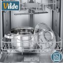 Garnek Stalowy z Pokrywką na Indukcję Miarka Inoxcellent 5,8 L 24 cm VILDE