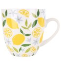 Kubek Porcelanowy XXL do Kawy Herbaty Duży w Cytryny 1 L ORION
