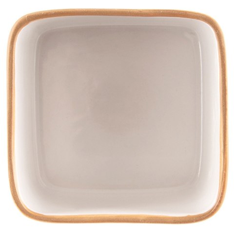 Miseczka Kokilka Ceramiczna Kwadratowa do Zapiekania Biała 90 ml ORION
