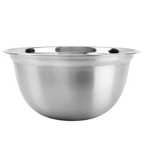 Miska Kuchenna Stalowa Okrągła Srebrna Matowa 7,5 L 32 cm VILDE