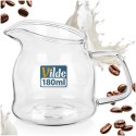 Mlecznik Szklany Dzbanuszek na Mleko Śmietankę Sos 180 ml VILDE