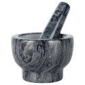 Moździerz Kuchenny Granitowy z Tłuczkiem Czarny 13 cm VILDE