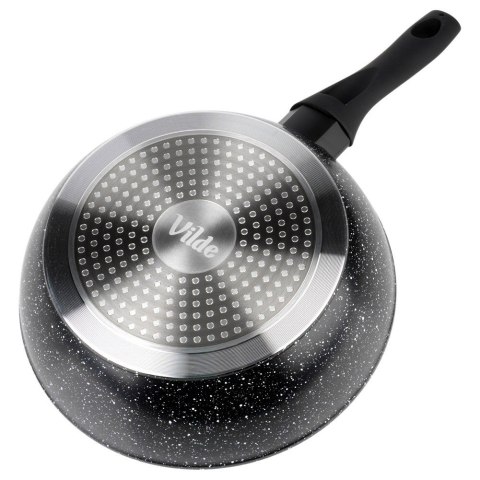Patelnia Granitowa Nieprzywierająca na Indukcje Gaz Solidna ORION 24 cm