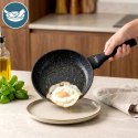 Patelnia Granitowa z Uchwytem Soft Touch Indukcja Czarna 20 cm VILDE