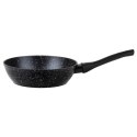 Patelnia Granitowa z Uchwytem Soft Touch Indukcja Czarna 20 cm VILDE