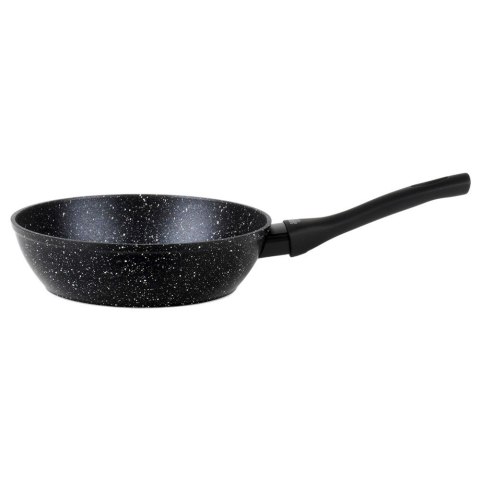 Patelnia Granitowa z Uchwytem Soft Touch Indukcja Czarna 20 cm VILDE
