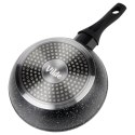 Patelnia Granitowa z Uchwytem Soft Touch Indukcja Czarna 20 cm VILDE