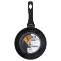 Patelnia Granitowa z Uchwytem Soft Touch Indukcja Czarna 20 cm VILDE