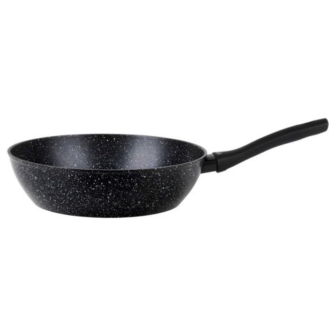 Patelnia Granitowa z Uchwytem Soft Touch Indukcja Czarna 28 cm VILDE