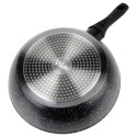 Patelnia Granitowa z Uchwytem Soft Touch Indukcja Czarna 28 cm VILDE