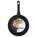 Patelnia Granitowa z Uchwytem Soft Touch Indukcja Czarna 28 cm VILDE