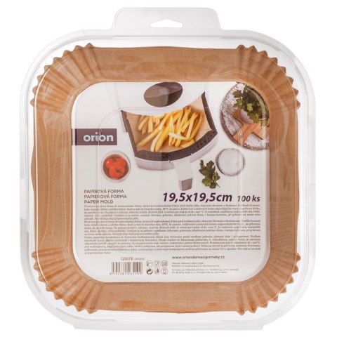 Wkłady do Frytkownicy Piekarnika Air Fryer Papierowe Kwadratowe 100 Szt.
