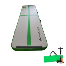 Airtrack Mata Gimnastyczna Dmuchana MASTER 300 x 100 x 20 cm Grey-Green