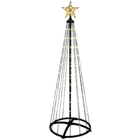 Choinka Stożkowa Świecąca LED 150 cm 154 Diody Pilot IP44 Zewnętrzna ORION
