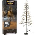 Drzewko LED Świecące 150 cm 280 Diod Ciepła Barwa Zewnętrzne IP44 ORION