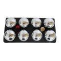 Gra W Boules Petanque Zestaw MASTER 8 Bul Chromowanych Walizka Aluminiowa