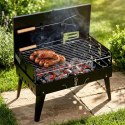 Grill Węglowy Przenośny Składany Walizka z Przyborami 43 x 26 cm VILDE