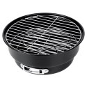Grill Węglowy Przenośny Turystyczny Składany Czarny 46 x 22 cm VILDE
