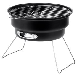 Grill Węglowy Turystyczny Przenośny Składany Okrągły Średnica 25 cm VILDE