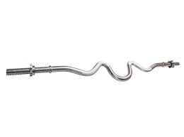 Gryf Łamany Oburęczny do Ćwiczeń Siłowych Cieżarów KUBISPORT 1220/30 mm