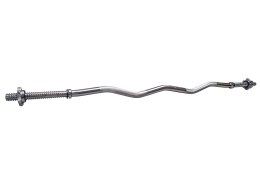 Gryf Łamany Złamany Dwuręczny do Ćwiczeń Treningu KUBISPORT 1200/25 mm