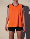 Koszulka Bluzka Treningowa Oddychająca Pomarańczowa KUBISPORT 130/155 cm
