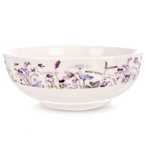 Miska Porcelanowa na Sałatkę Owoce Duża w Polne Kwiaty Louka 1,6 L ORION