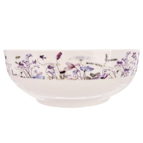 Miska Porcelanowa na Sałatkę Owoce Duża w Polne Kwiaty Louka 1,6 L ORION