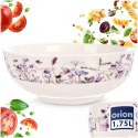 Miska Porcelanowa na Sałatkę Owoce Duża w Polne Kwiaty Louka 1,6 L ORION