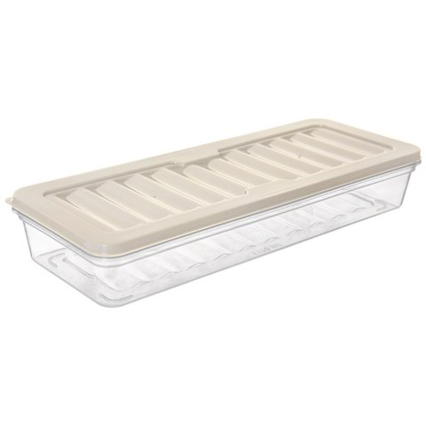 Pojemnik na Wędliny Sery 1 L ORION Falowane Dno Zmywarka 28,5 x 11 cm