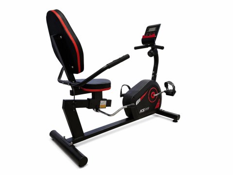 Rower Stacjonarny Magnetyczny Leżący Cichy z Wyświetlaczem KUBISPORT BC81K