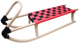 Sanki Drewniane Klasyczne Solidne dla Dzieci Dziecięce KUBISPORT 110 cm