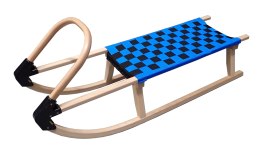 Sanki Drewniane Klasyczne Solidne dla Dzieci Dziecięce KUBISPORT 110 cm