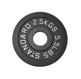 Talerz Ciężar Obciążenie Olimpijskie Żeliwne Solidne KUBISPORT 2,5 kg 50mm
