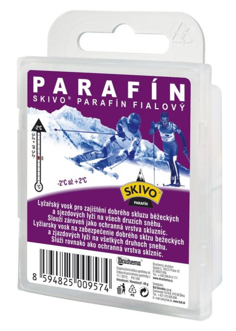 Wosk Smar Parafinowy do Pielęgnacji Nart Zjazdowych KUBISPORT 40g