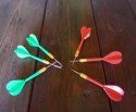 Zestaw 3w1 Tarcza do Rzucania Darta Zabawy Rzutki Lotki KUBISPORT 38 cm