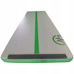 AirTrack Dmuchana Mata Gimnastyczna MASTER 400 x 150 x 20 cm Grey-Green