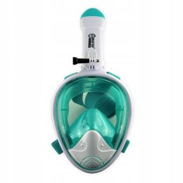 Maska do Nurkowania Snorkelingu MASTER Pełnotwarzowa L-XL White