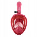 Maska do Nurkowania Snorkelingu MASTER Pełnotwarzowa XS Pink
