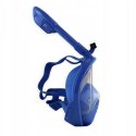 Maska do Nurkowania Snorkelingu MASTER Pełnotwarzowa XS Blue