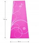 Mata do Ćwiczeń Jogi SPARTAN Pink 170 x 60 cm - różowa