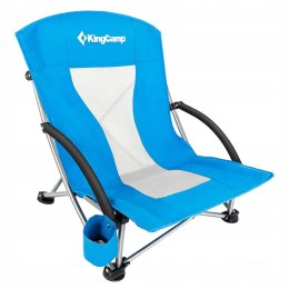 Krzesło Turystyczne Kempingowe Wędkarskie Składane KING CAMP Blue Niskie
