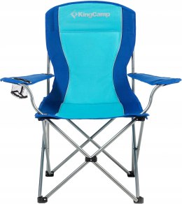 Krzesło Turystyczne Kempingowe Wędkarskie Składane KING CAMP Blue