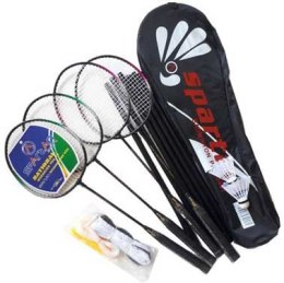 Zestaw do Badmintona z siatką SPARTAN Pro dla 4 graczy