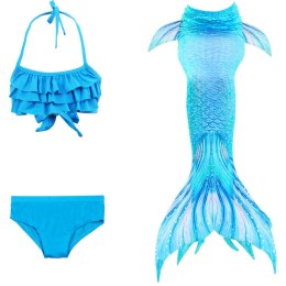 Kostium Syrenki Strój Kąpielowy MASTER 120 cm Blue